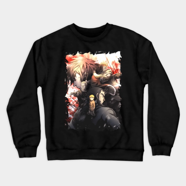 vinland saga panel Crewneck Sweatshirt by Sparkledoom